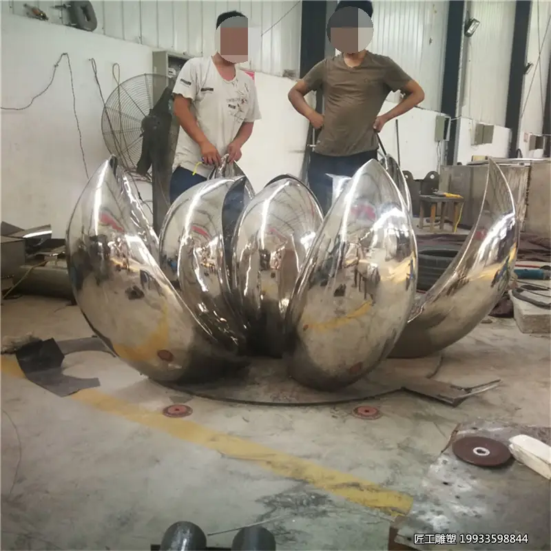 不锈钢大型雕塑厂家_不锈钢镜面雕塑厂家_镜面不锈钢雕塑工艺